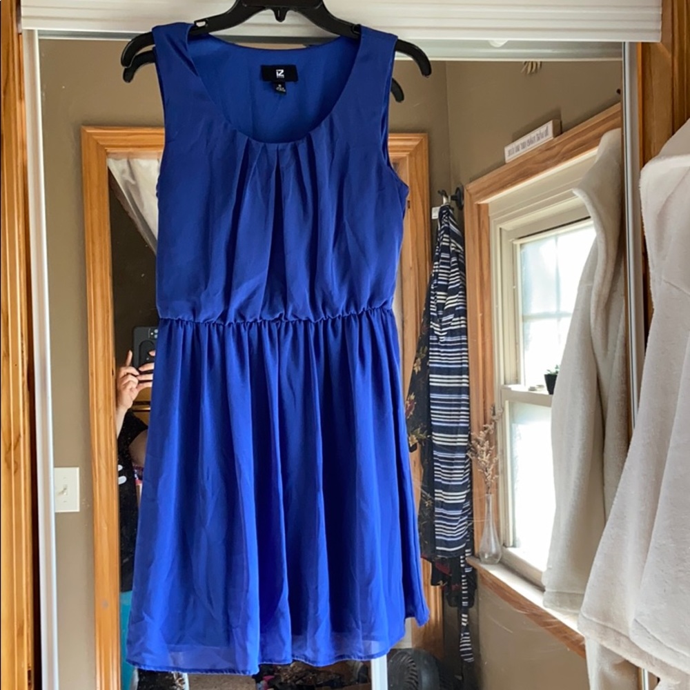 Royal blue flirty dress